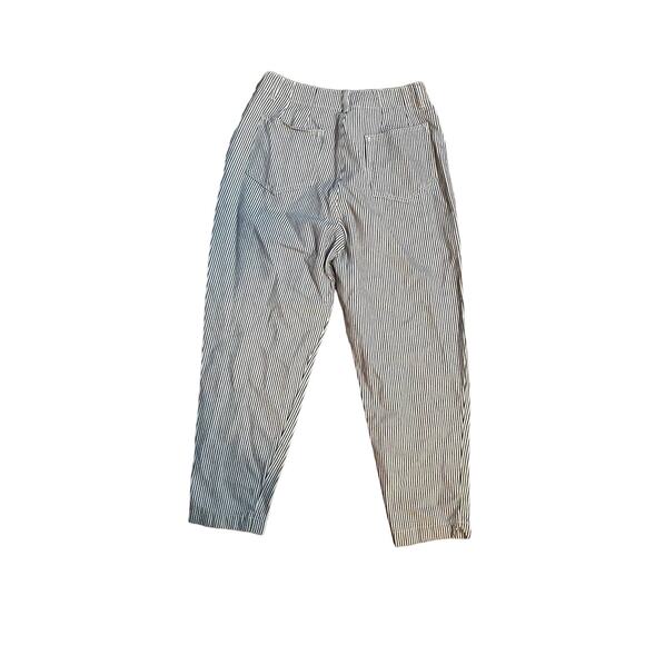 VTG '80's Calvin Klein Sport Size 10 Striped High Waist Pants - Picture 3 of 4